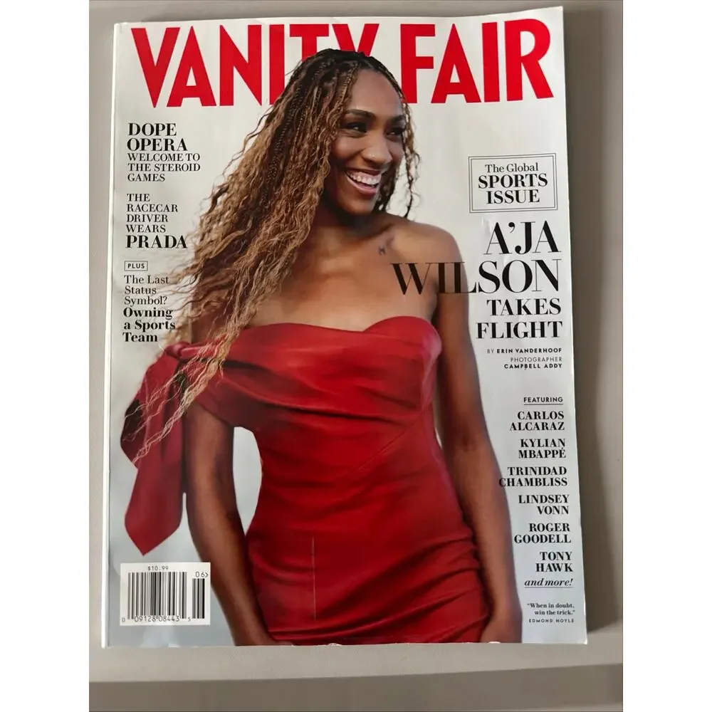 Vanity Fair Magazine The Global Sports Issue 778 A'Ja Wilson on Cover